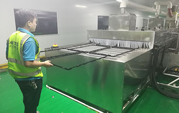 NG娛樂風機為客戶的朋友解決電視機膠框吹干案例